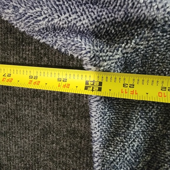 Eddie Bauer Women's‎ Fleece Button Front Sweatshirt XL Blue Hiking Outdoors - Picture 4 of 8